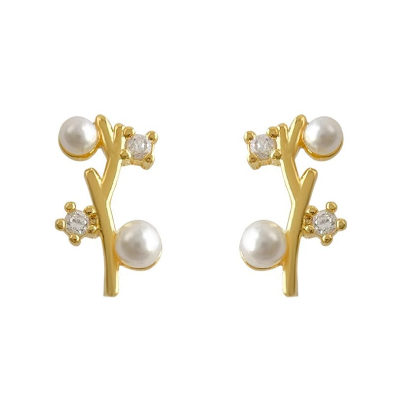 Delicate Artisan Pearl Earring