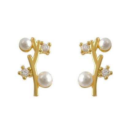 Delicate Artisan Pearl Earring