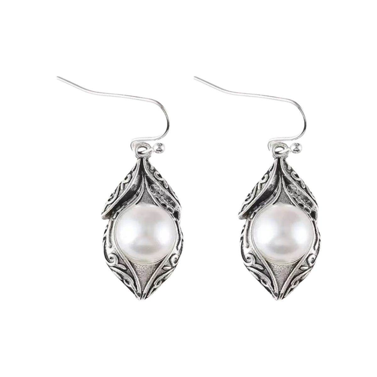 Delicate Artisan Pearl Earring