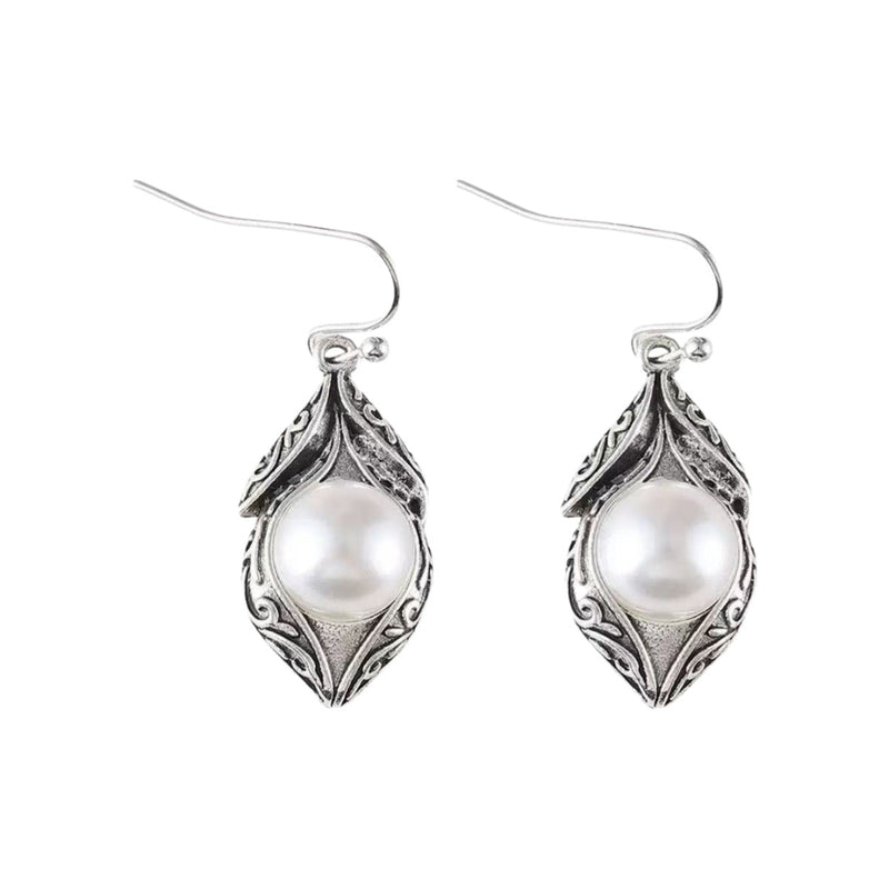 Delicate Artisan Pearl Earring