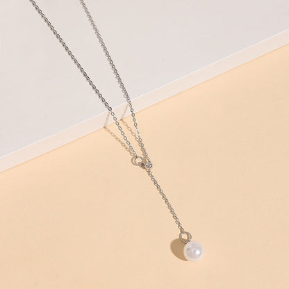 Delicate Artisan Pearl Necklace
