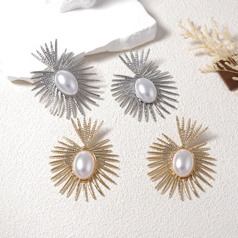 Delicate Artisan Pearl Earring