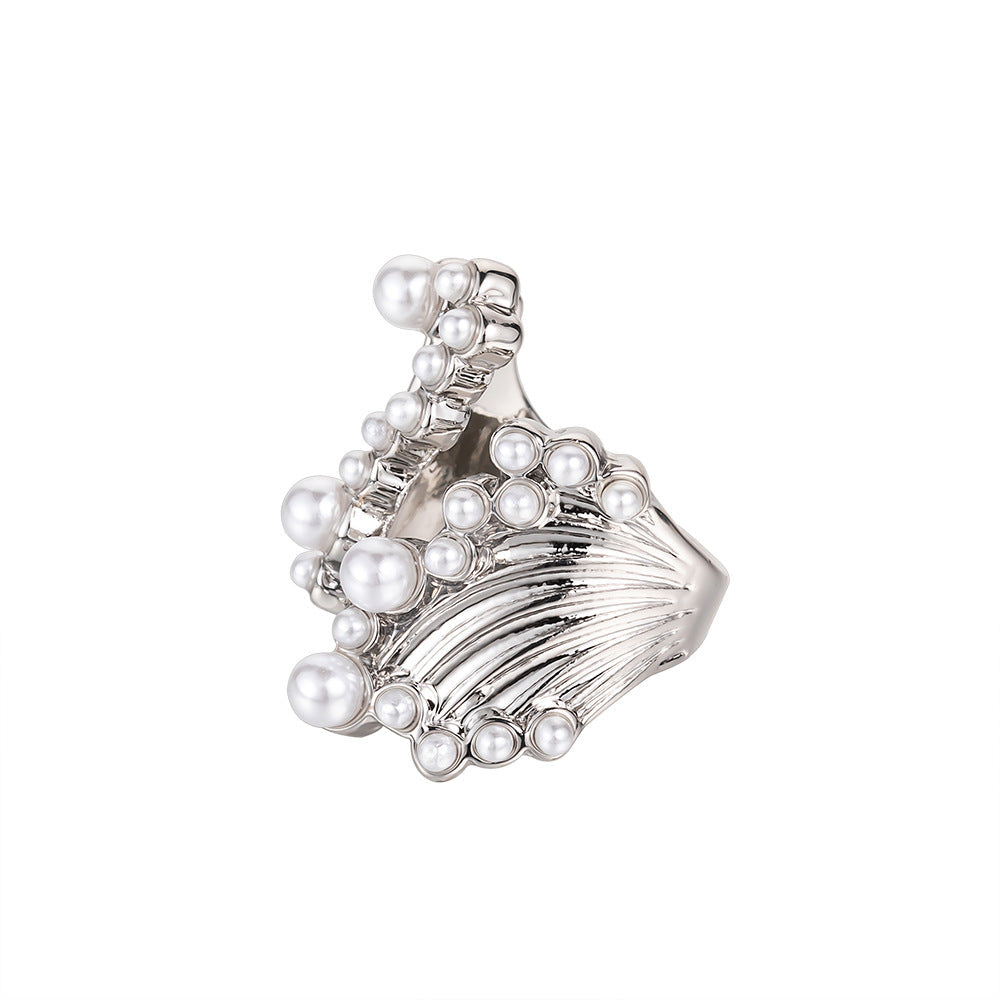 Romantic Pearl Ring for Special Moments