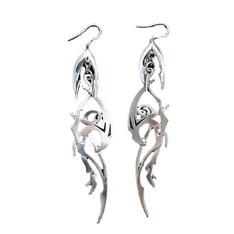 Delicate Artisan Silver Earring