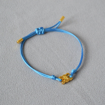 Delicate Artisan Gold Bracelet