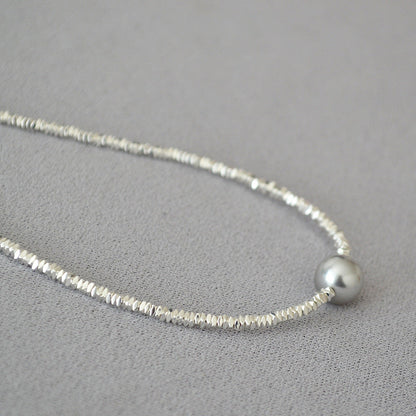 Romantic Silver Necklace for Special Moments