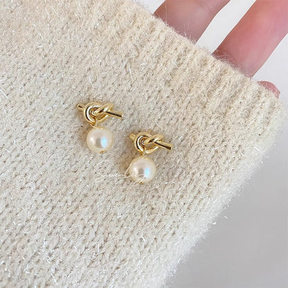Delicate Artisan Pearl Earring