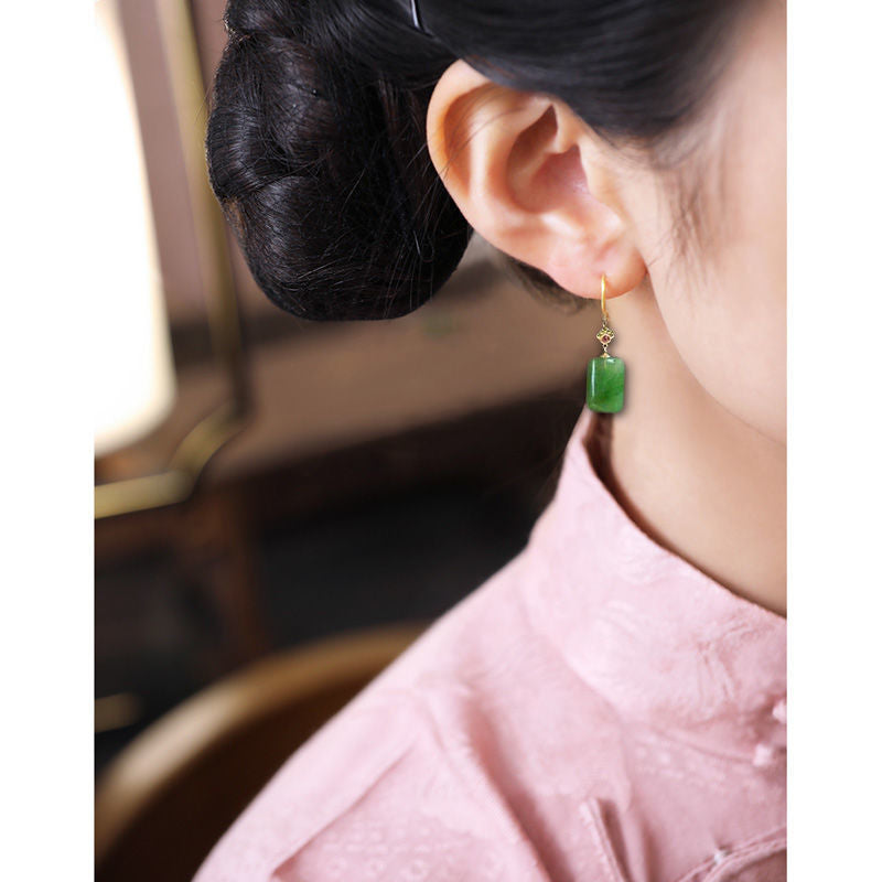 Delicate Artisan Gold Earring