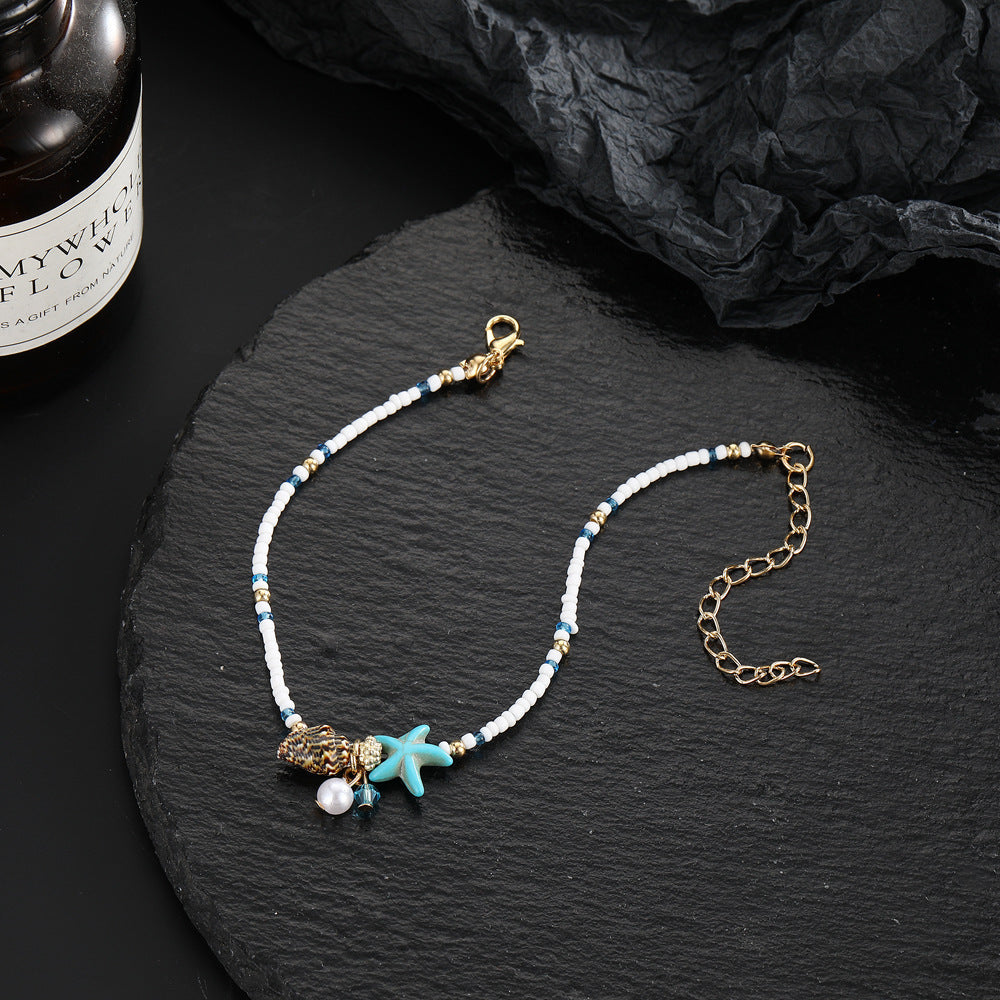 Beautiful Pearl Anklet with Unique Style