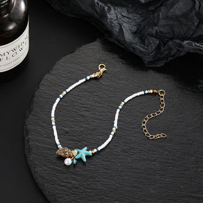 Beautiful Pearl Anklet with Unique Style