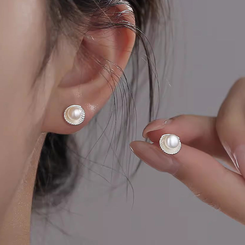 Delicate Artisan Pearl Earring