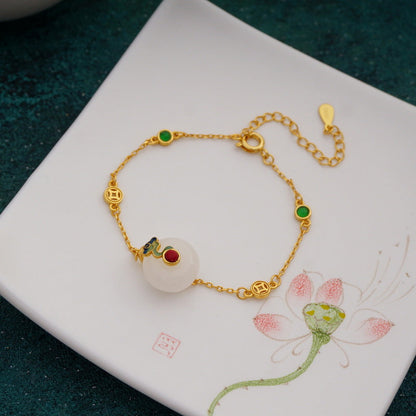 Delicate Artisan Gold Bracelet