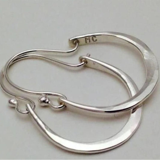 Delicate Artisan Silver Earring