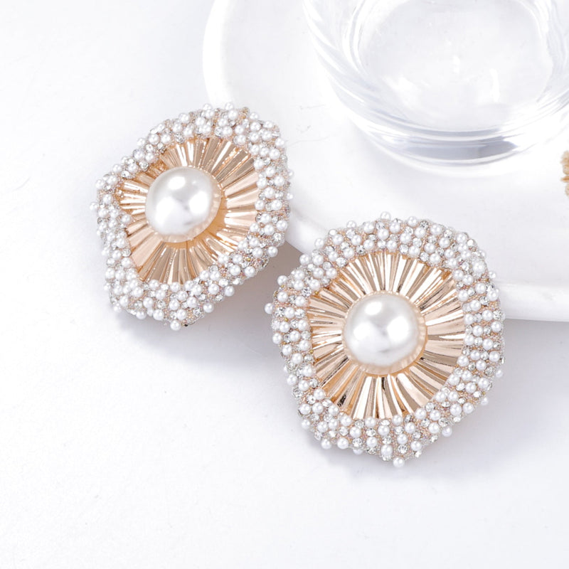 Delicate Artisan Pearl Earring