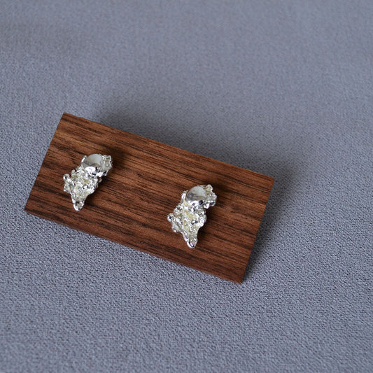 Delicate Artisan Silver Earring