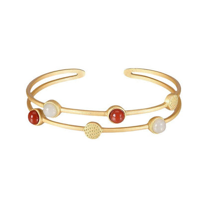 Delicate Artisan Gold Bracelet