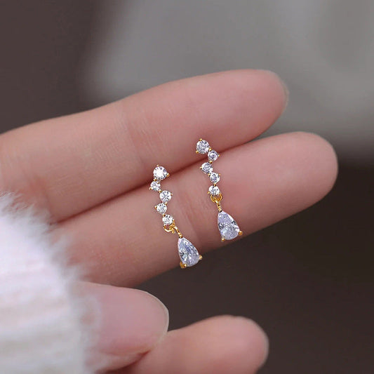 Delicate Artisan Gold Earring