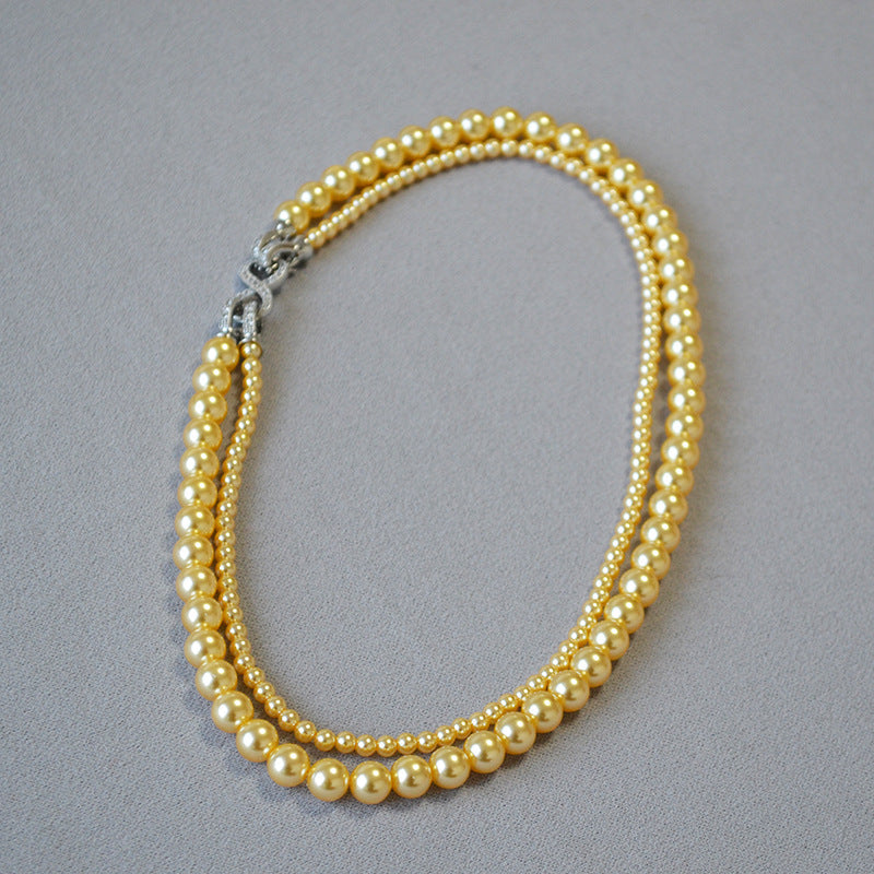 Delicate Artisan Pearl Necklace