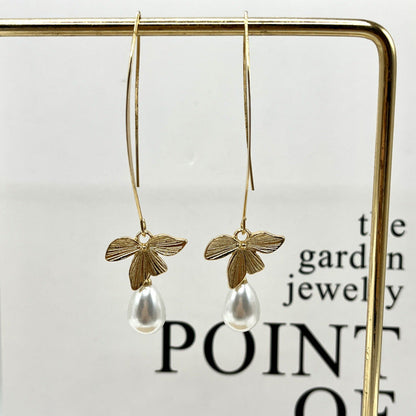 Delicate Artisan Pearl Earring