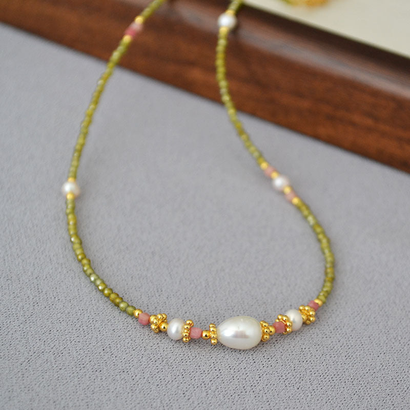 Vintage Handmade Pearl Necklace