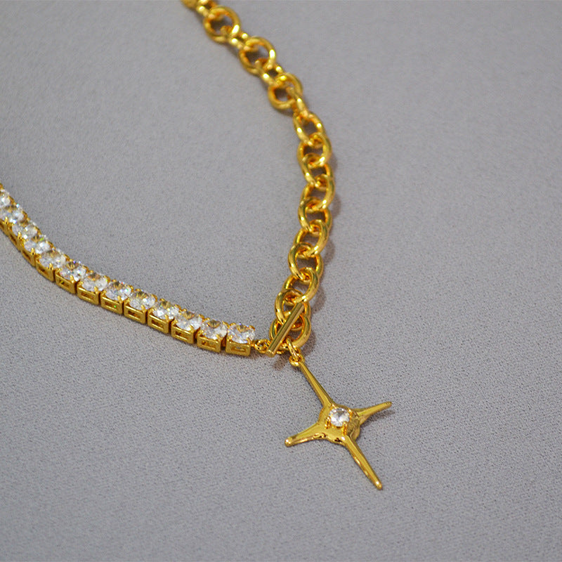 Vintage Handmade Gold Necklace