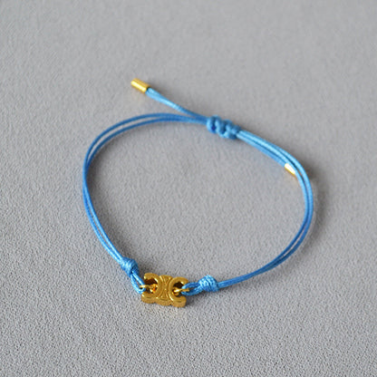 Delicate Artisan Gold Bracelet