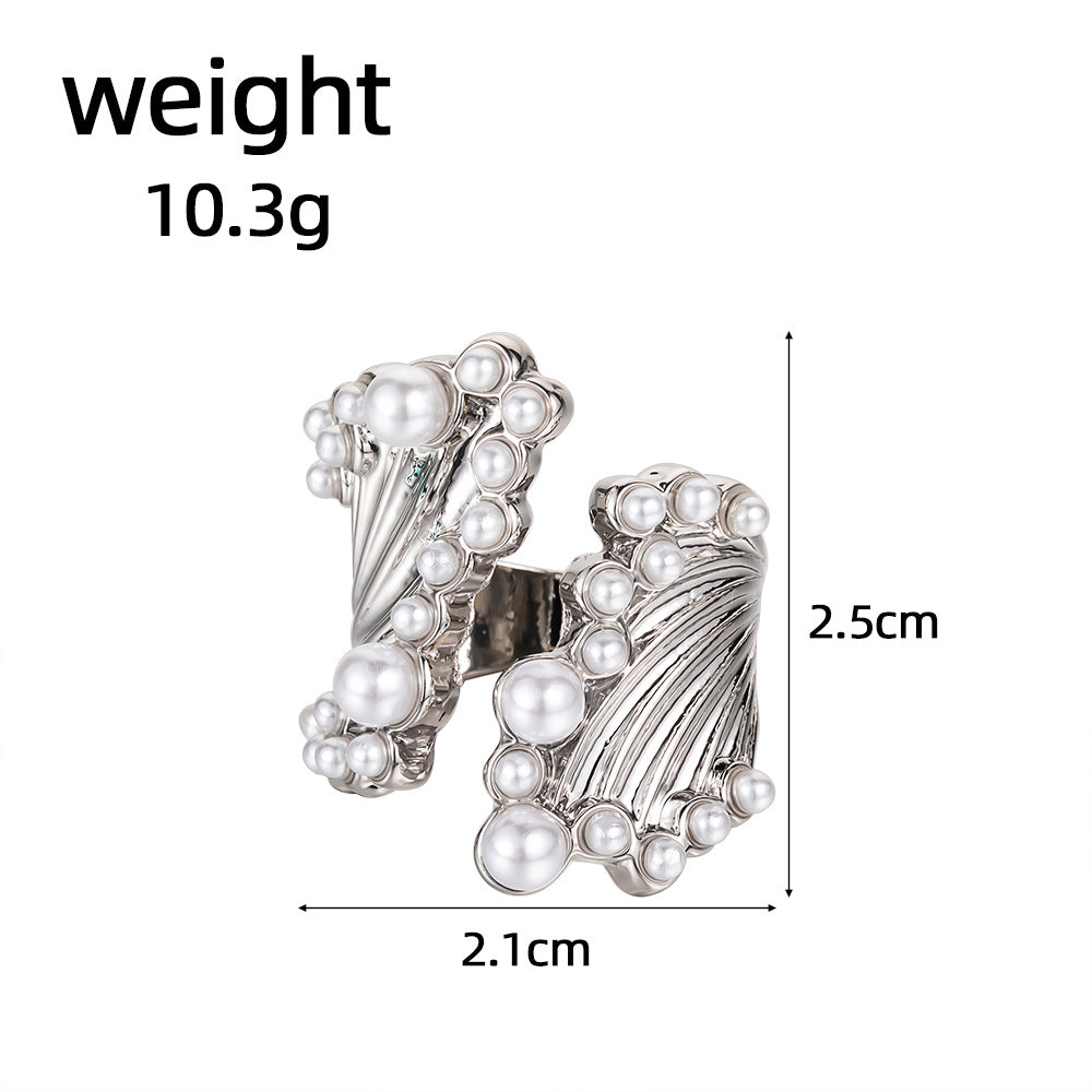 Romantic Pearl Ring for Special Moments