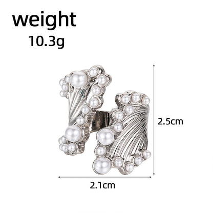 Romantic Pearl Ring for Special Moments
