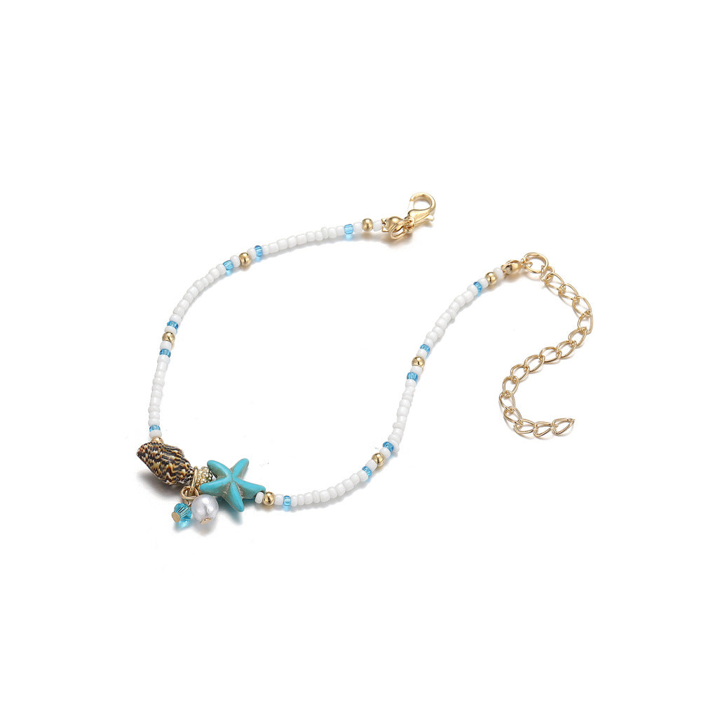 Beautiful Pearl Anklet with Unique Style