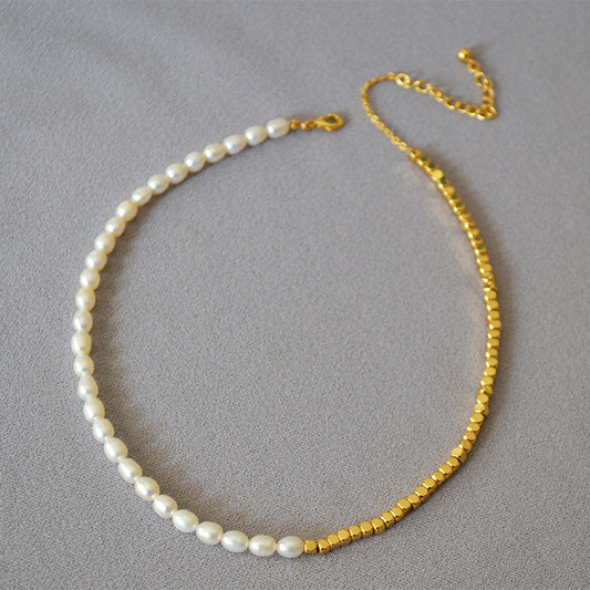 Delicate Artisan Gold Necklace