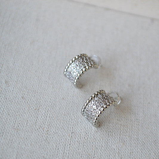 Vintage Handmade Silver Earring