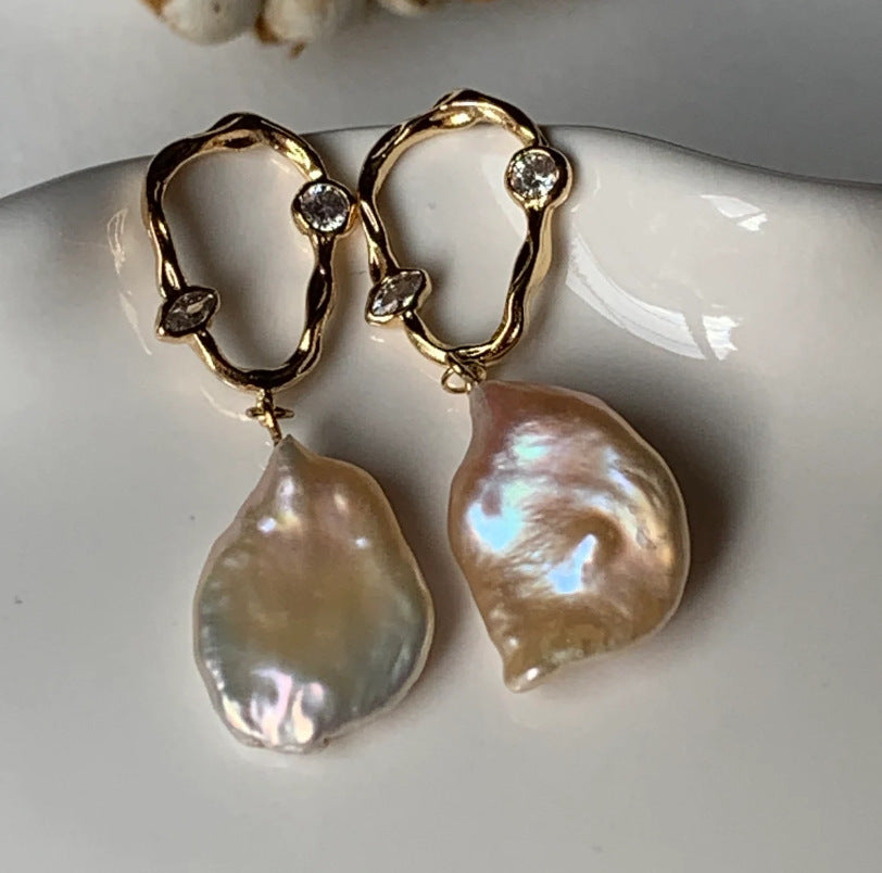 Vintage Handmade Pearl Earring