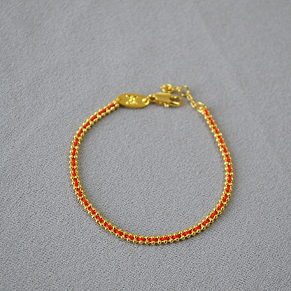 Vintage Handmade Pearl Bracelet