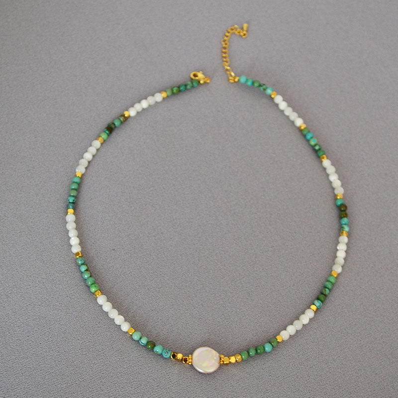 Delicate Artisan Pearl Necklace