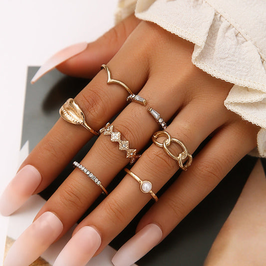 Beautiful Pearl Set with Unique Style