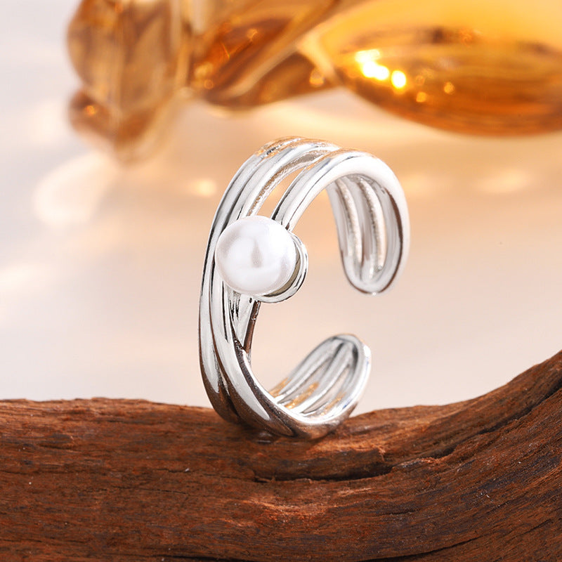 Romantic Pearl Ring for Special Moments