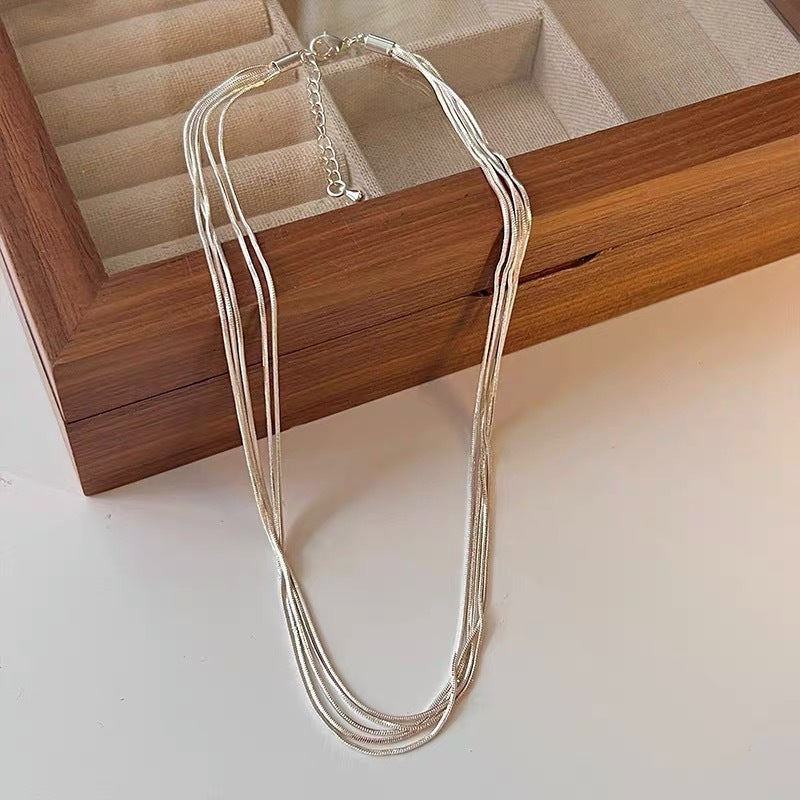 Delicate Artisan Silver Necklace