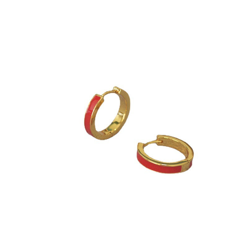 Vintage Handmade Gold Earring