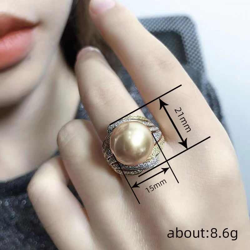 Vintage Handmade Pearl Ring