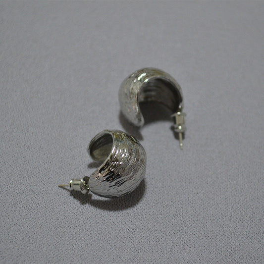Classic Silver Earring with Timeless Appeal