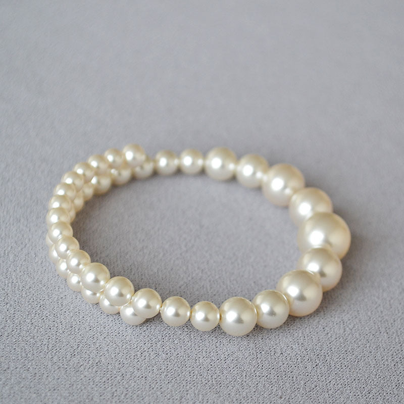 Delicate Artisan Pearl Bracelet
