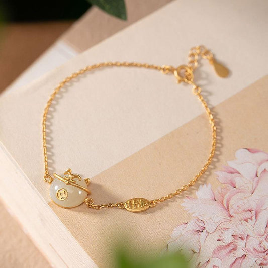 Delicate Artisan Gold Bracelet