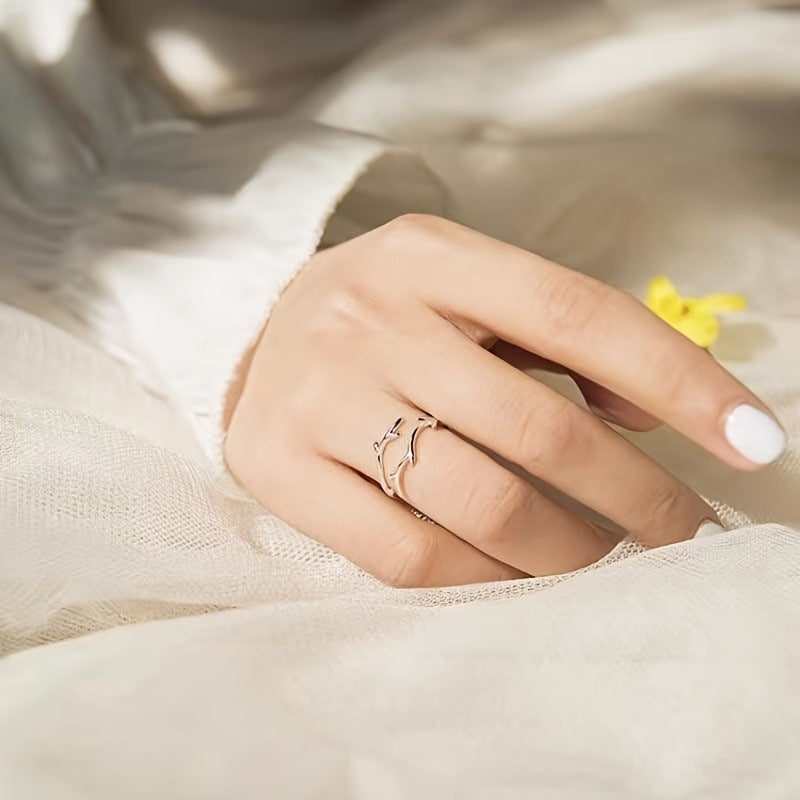 Delicate Artisan Silver Ring