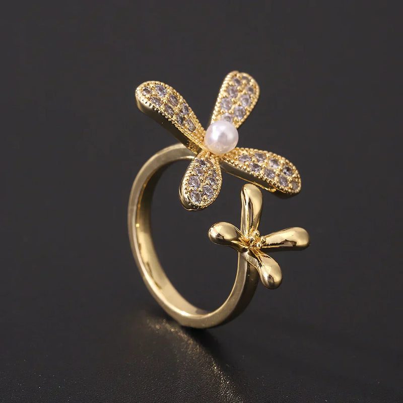 Romantic Pearl Ring for Special Moments