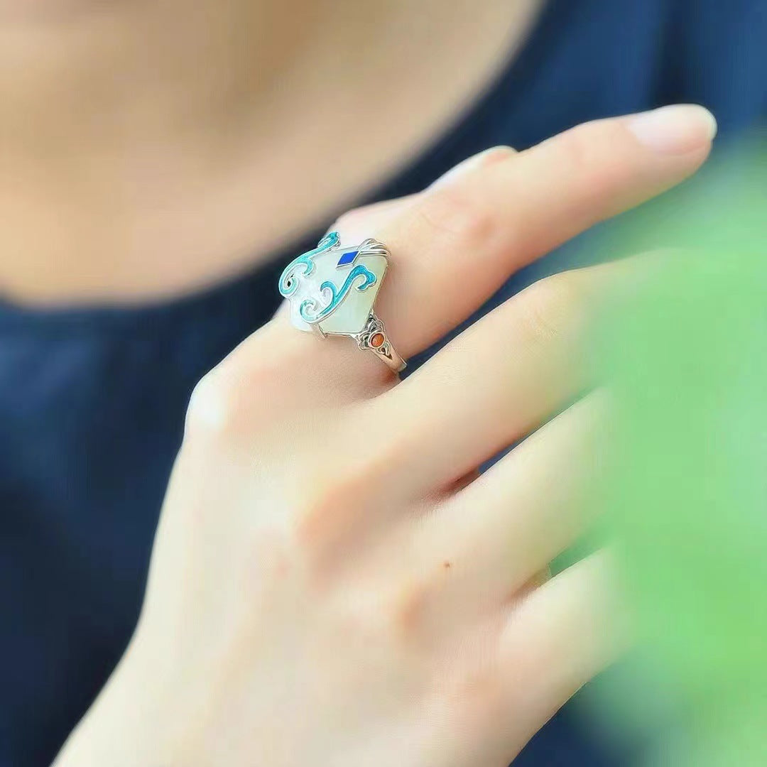 Beautiful Silver Ring with Unique Style