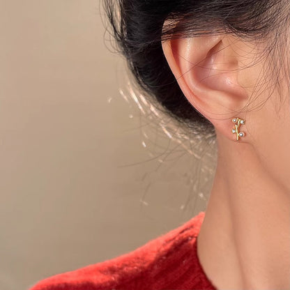 Delicate Artisan Pearl Earring