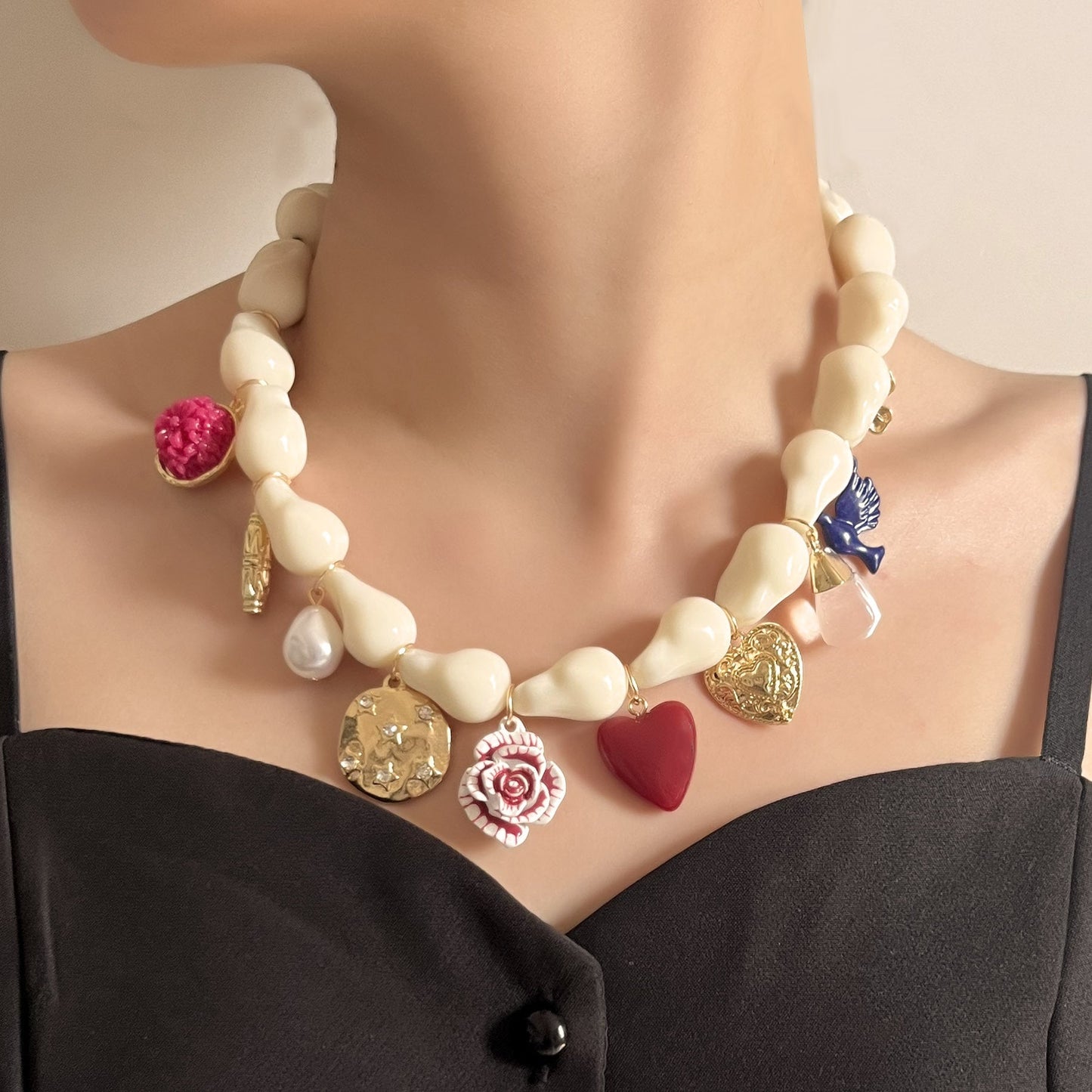 Delicate Artisan Pearl Pendant