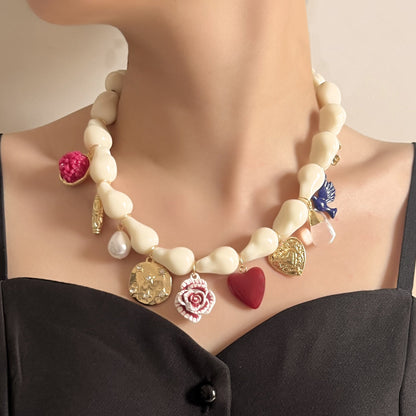 Delicate Artisan Pearl Pendant