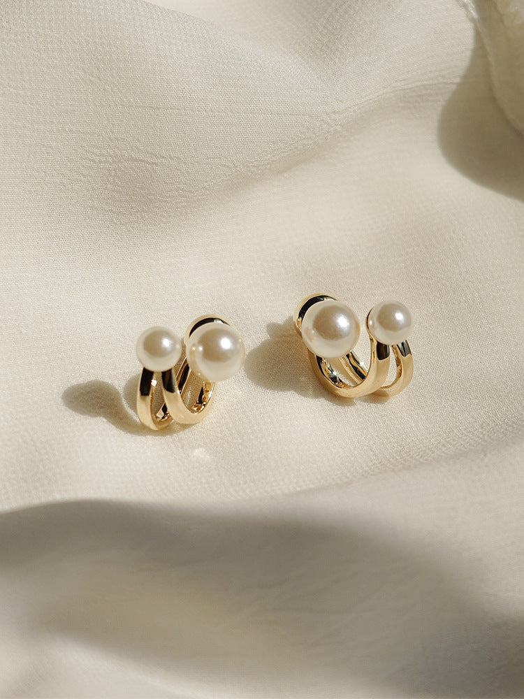 Delicate Artisan Pearl Earring