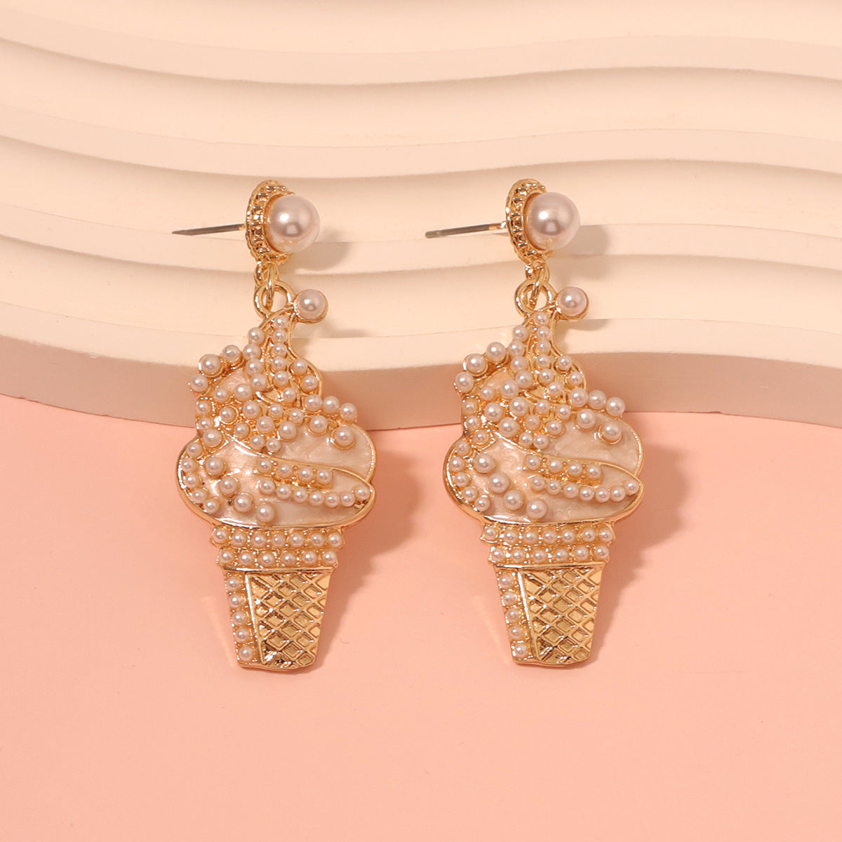 Delicate Artisan Pearl Earring